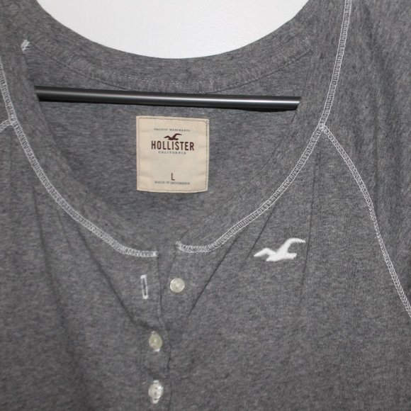 Large Women's Grey Quarter sleeve from Hollister - Picture 3 of 4